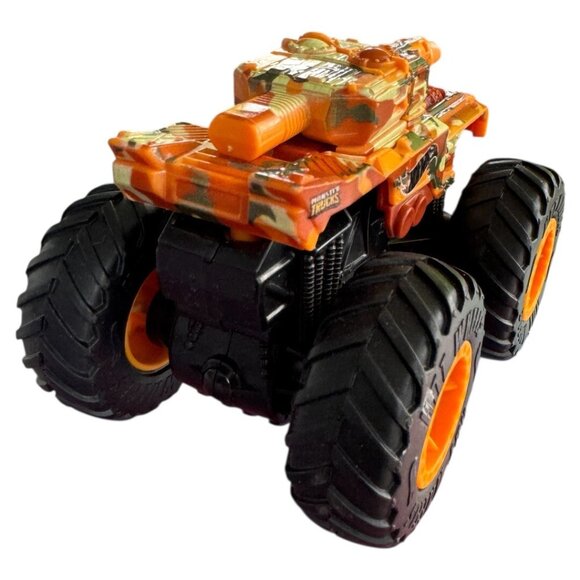Mattel Hot Wheels Monster Truck BASH-UPS Action Car Cars‎ Invader Tank 1:43 - Picture 3 of 5